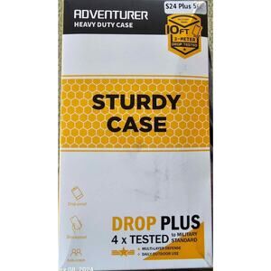 Adventurer Galaxy S24 Plus Heavy Duty Clear Phone Case Drop Tested